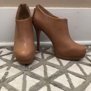 Nine West Stiletto Leather Ankle Booties